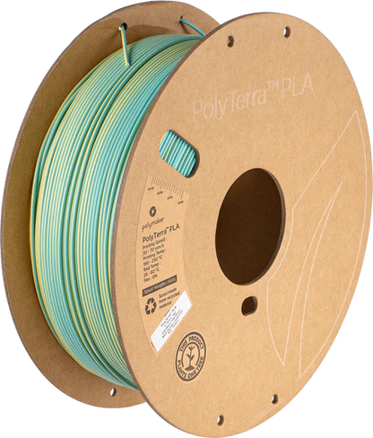 PolyTerra™ Dual PLA - Chameleon (Teal-Yellow) - 1.75mm - 1KG